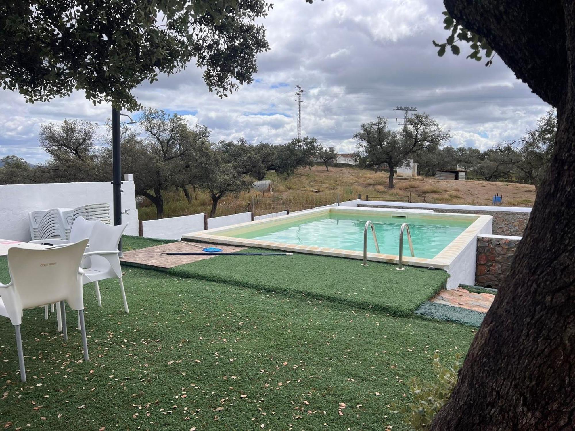 Casa Rural Quejigo Con Piscina Santa Olalla del Cala Extérieur photo